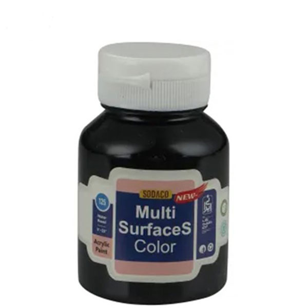 رنگ مولتی سورفیس سوداکو 55 میل مشکی کد 0424 MULTI SURFACES